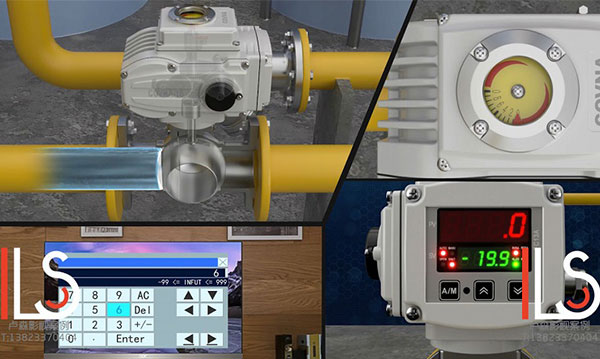 电动阀门工业原理演示动画
